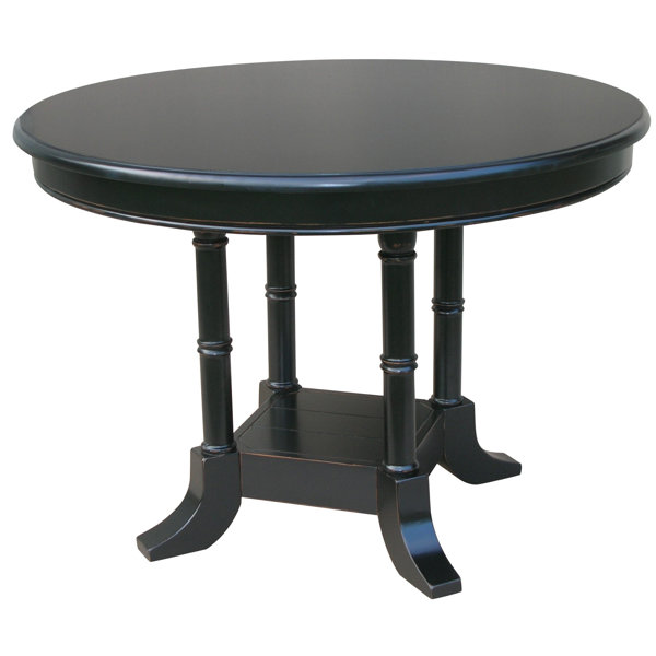 Trade Winds Furniture Island Extendable Round Dining Table Wayfair Canada